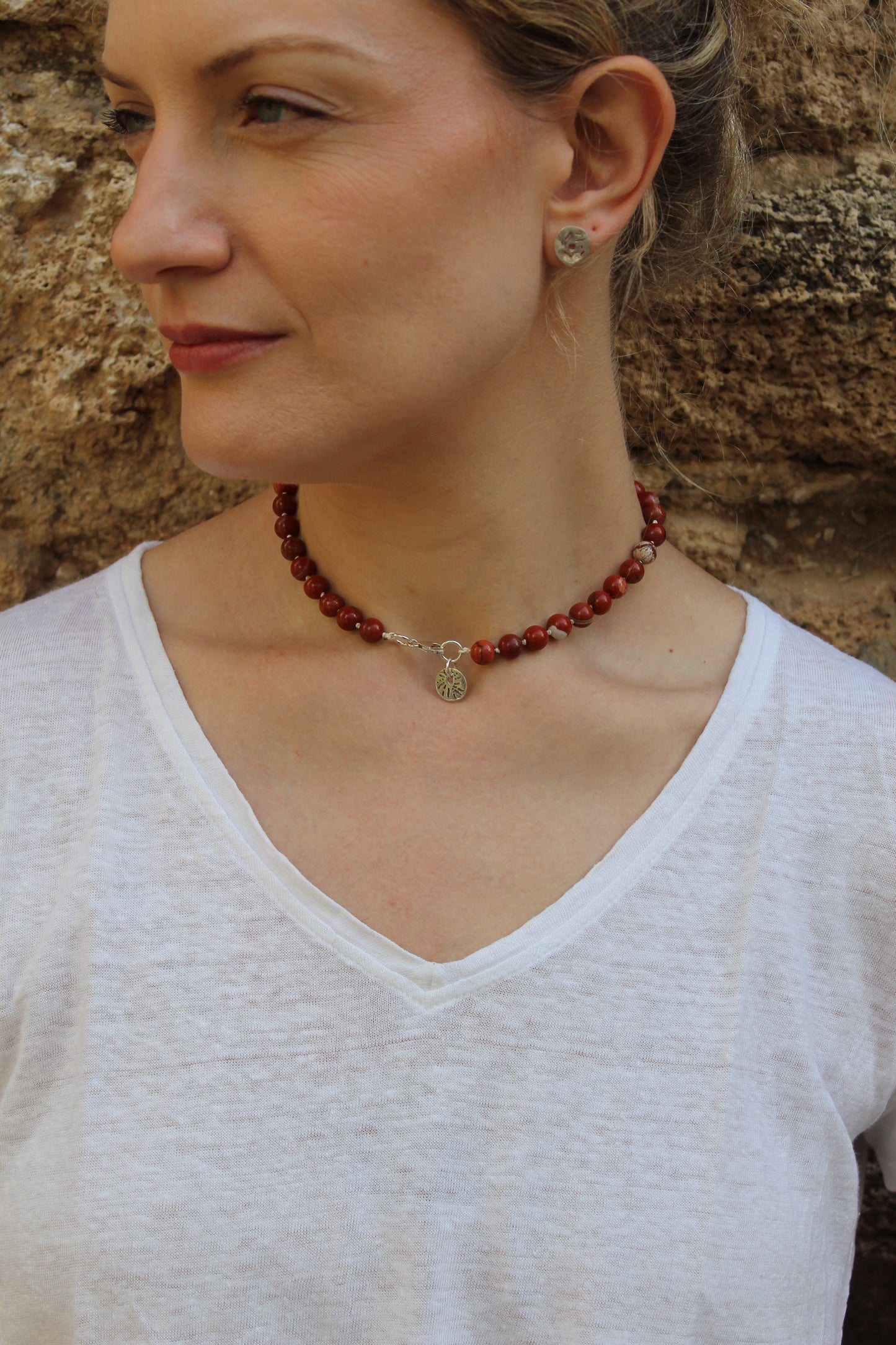 Red Jasper collar