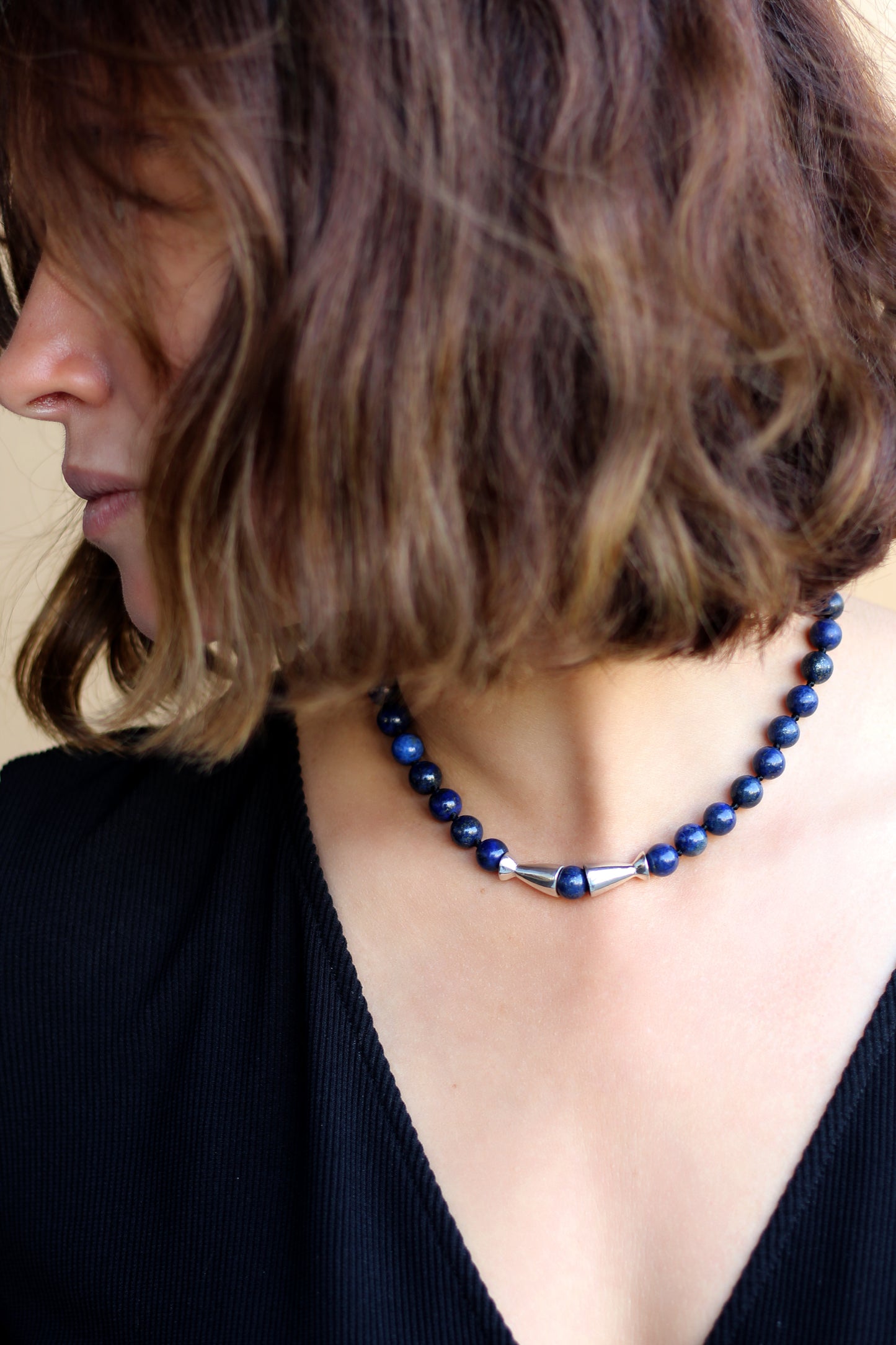 Silver Vase necklace