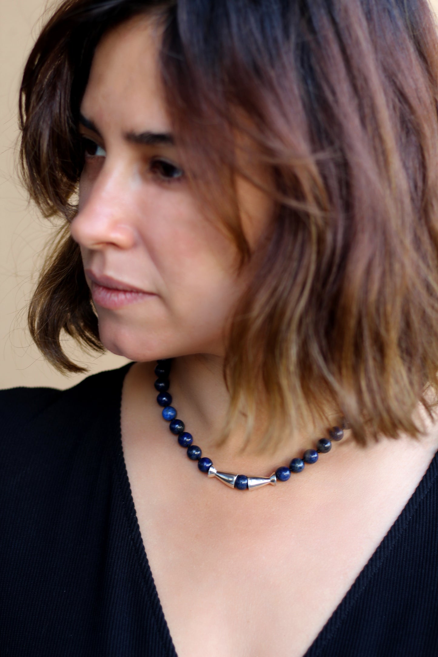 Silver Vase necklace