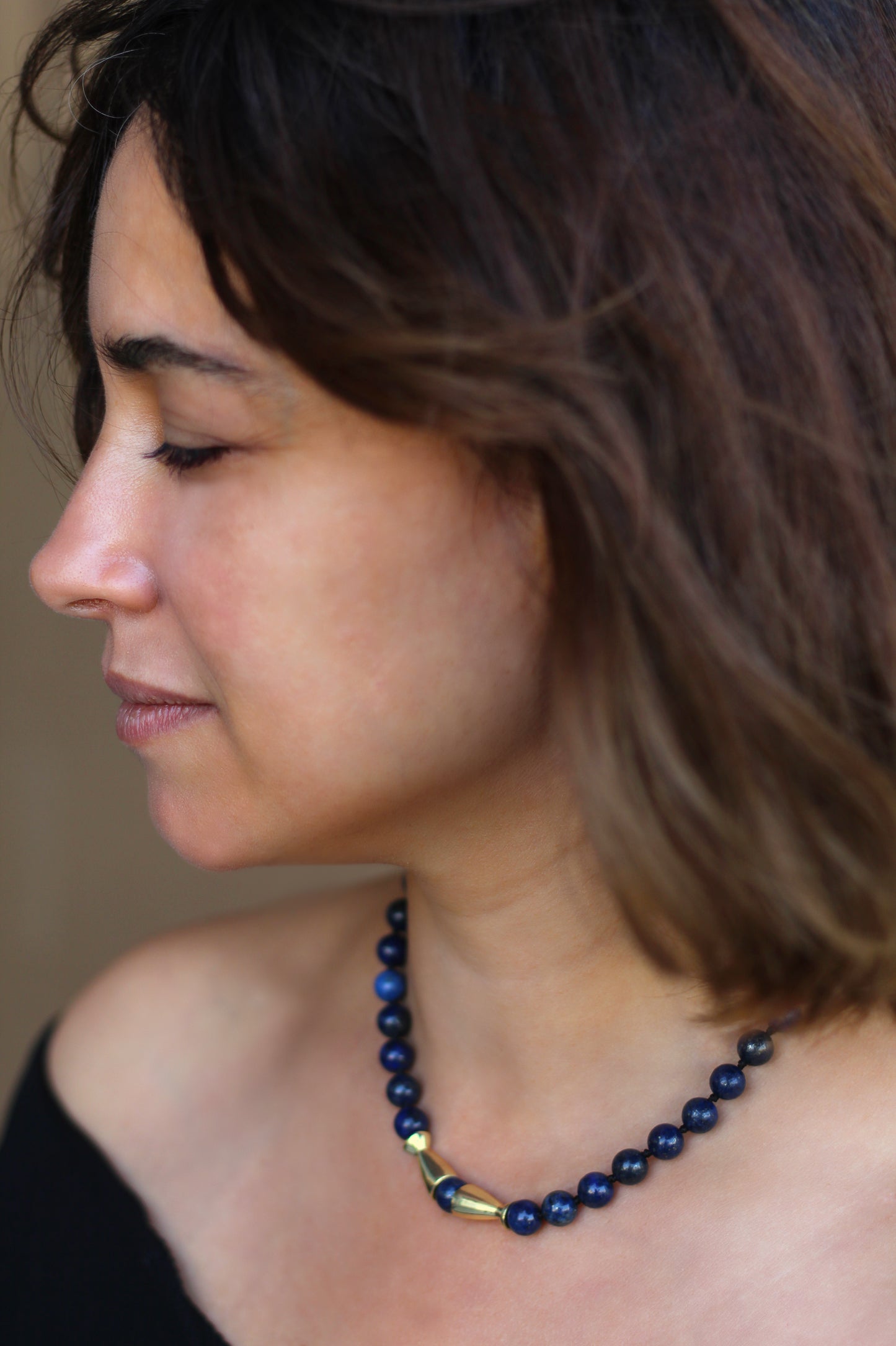 Silver Vase necklace