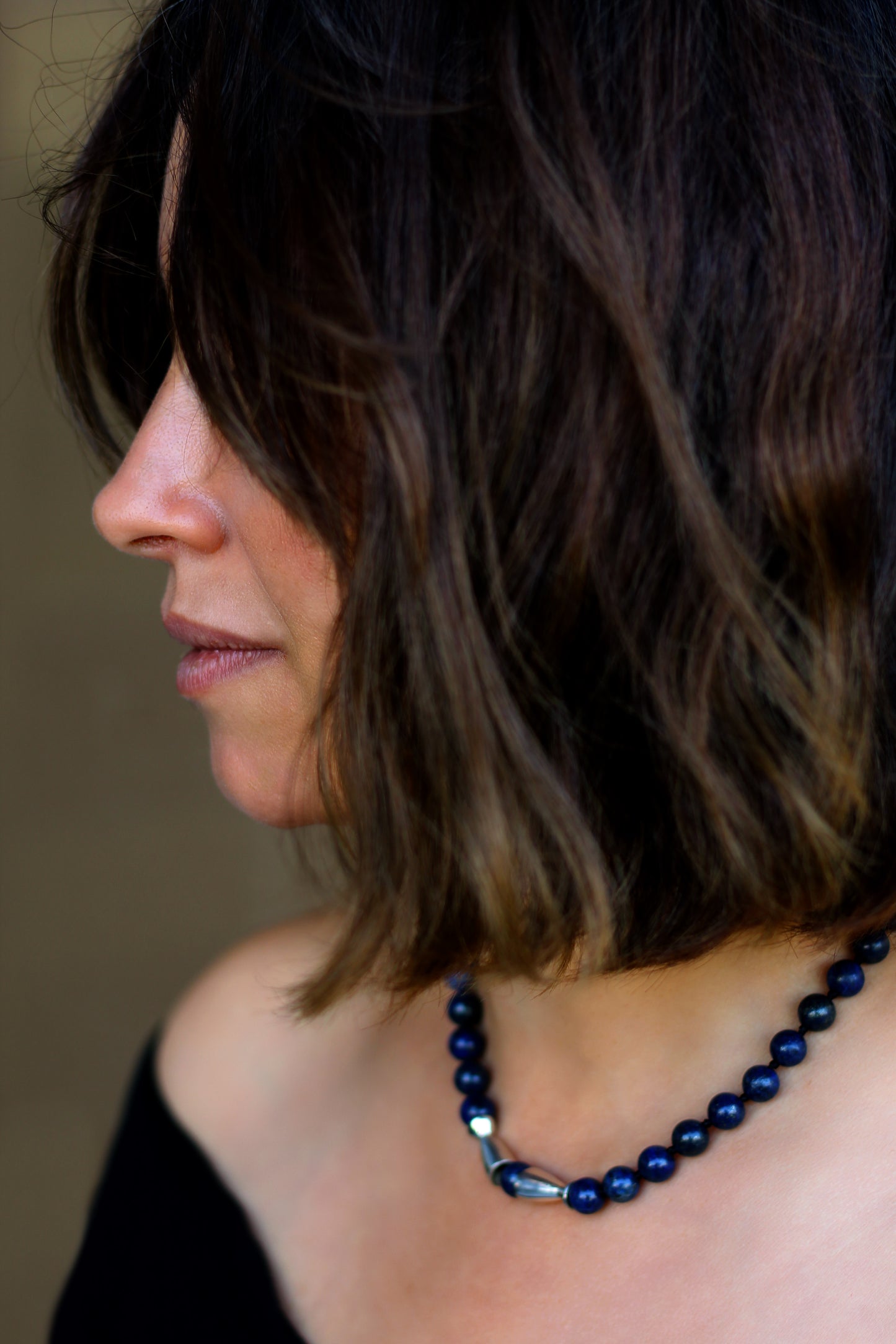 Silver Vase necklace