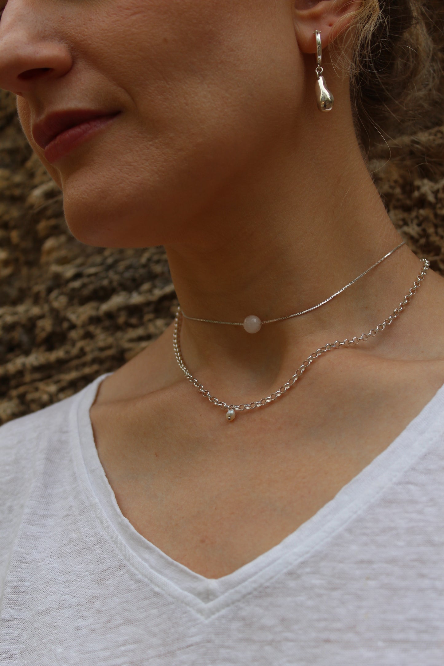 Rose Quartz collar