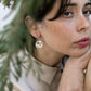 Silver Cellula earrings