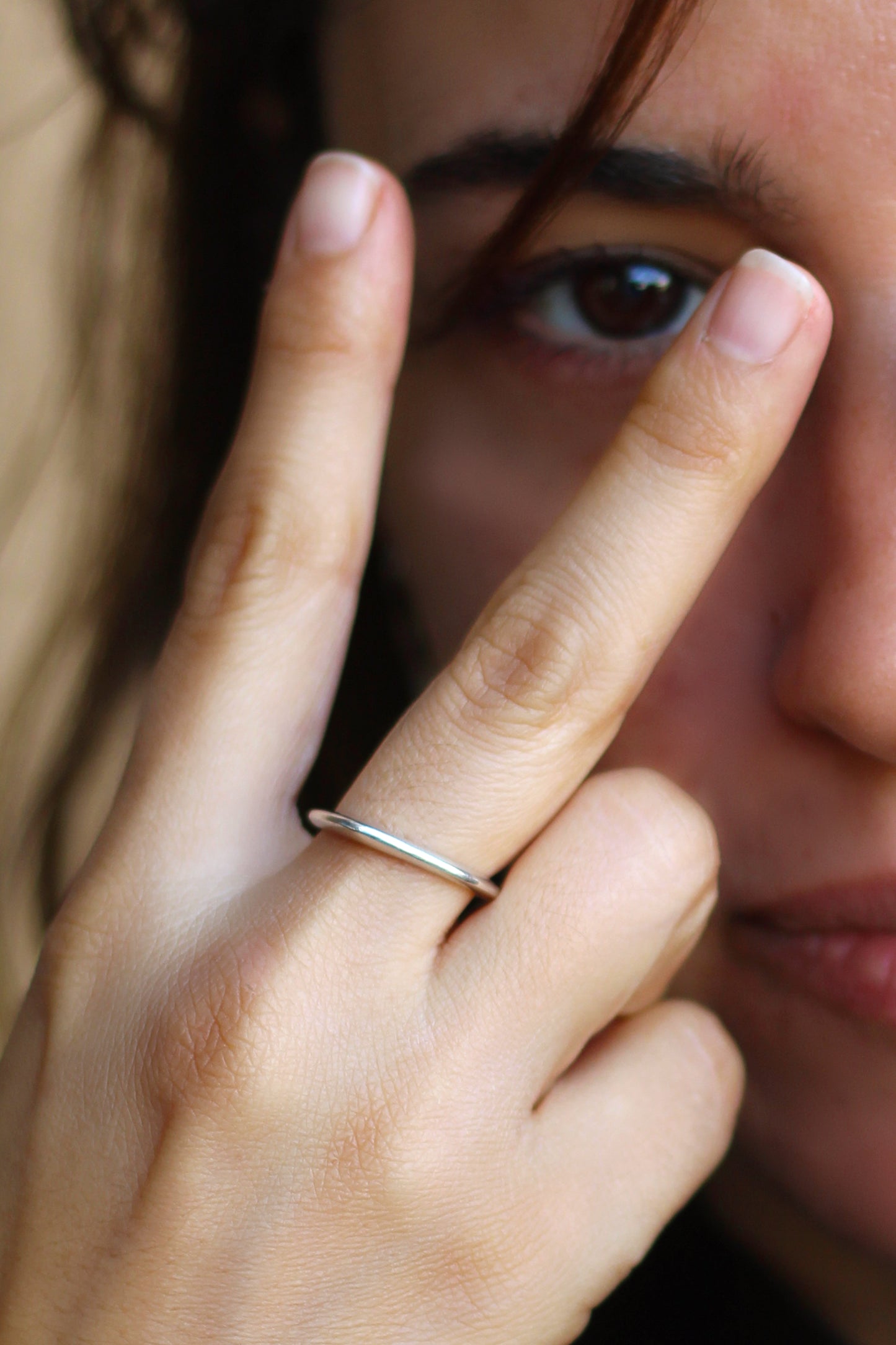 Silver Point ring