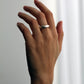 Silver Donut ring