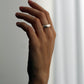 Silver Donut ring