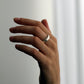 Silver Donut ring