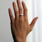 Silver Donut ring